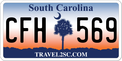 SC license plate CFH569