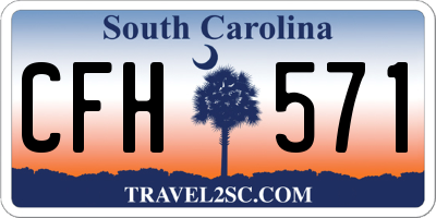 SC license plate CFH571
