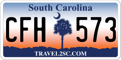 SC license plate CFH573