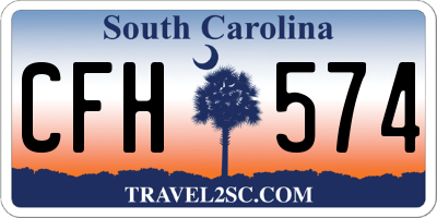 SC license plate CFH574