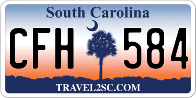 SC license plate CFH584
