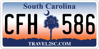 SC license plate CFH586