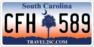 SC license plate CFH589
