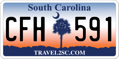 SC license plate CFH591