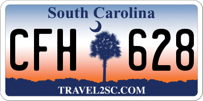 SC license plate CFH628