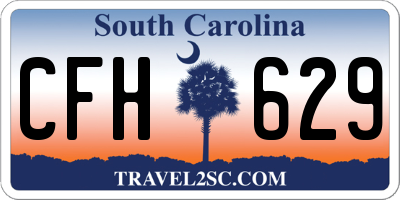 SC license plate CFH629
