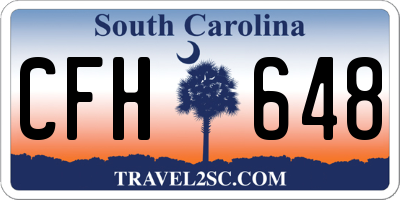 SC license plate CFH648