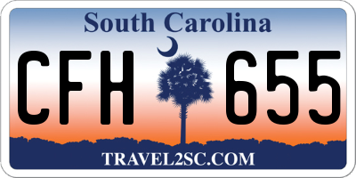 SC license plate CFH655
