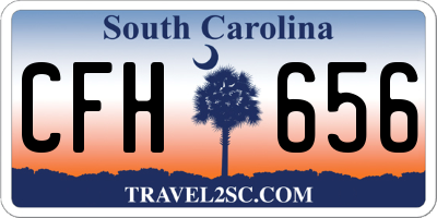 SC license plate CFH656