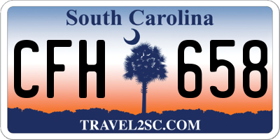 SC license plate CFH658
