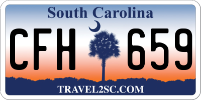 SC license plate CFH659