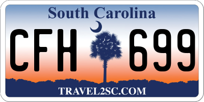 SC license plate CFH699