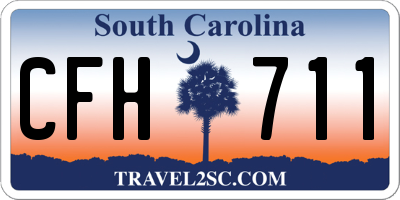 SC license plate CFH711