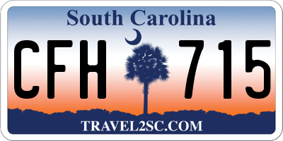 SC license plate CFH715