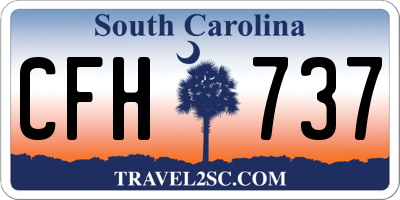 SC license plate CFH737
