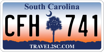 SC license plate CFH741