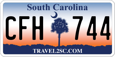 SC license plate CFH744