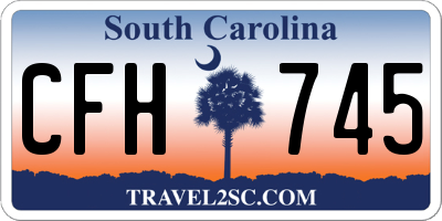 SC license plate CFH745