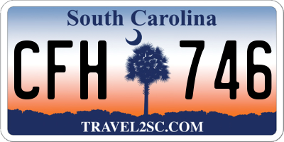 SC license plate CFH746