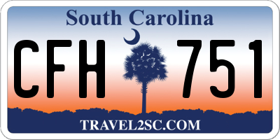 SC license plate CFH751