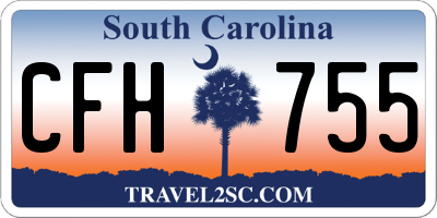 SC license plate CFH755