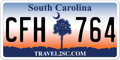 SC license plate CFH764