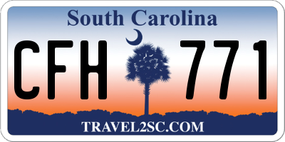 SC license plate CFH771