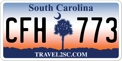 SC license plate CFH773