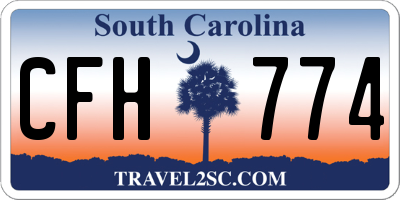 SC license plate CFH774