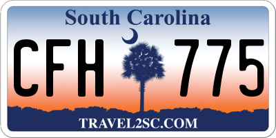 SC license plate CFH775