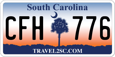 SC license plate CFH776