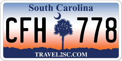 SC license plate CFH778