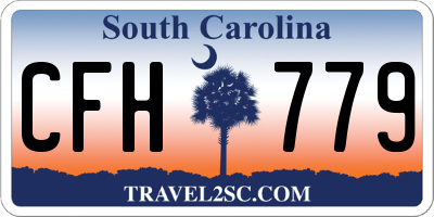 SC license plate CFH779