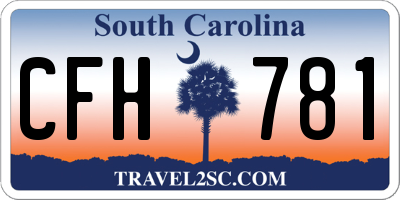 SC license plate CFH781