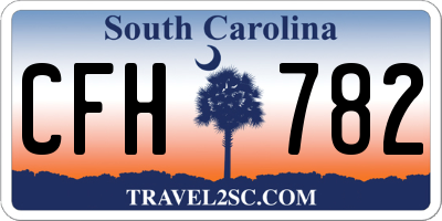 SC license plate CFH782