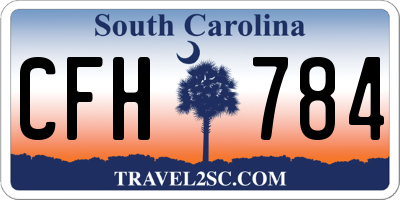 SC license plate CFH784