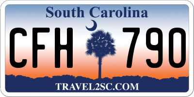 SC license plate CFH790