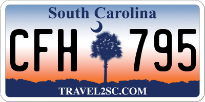 SC license plate CFH795