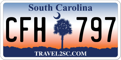 SC license plate CFH797