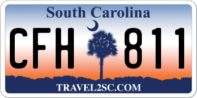 SC license plate CFH811
