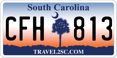 SC license plate CFH813
