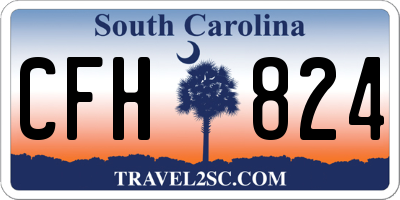 SC license plate CFH824