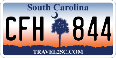 SC license plate CFH844
