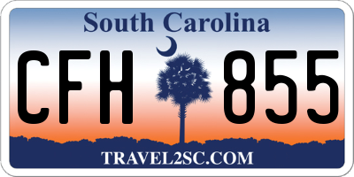 SC license plate CFH855