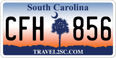 SC license plate CFH856