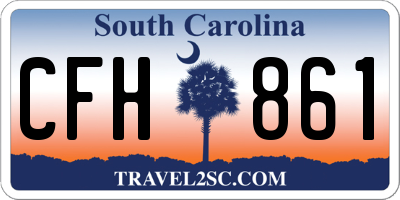SC license plate CFH861