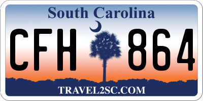 SC license plate CFH864