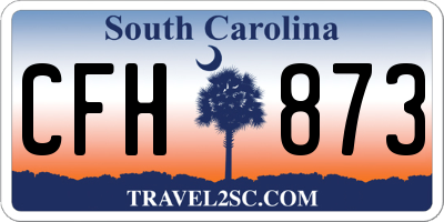 SC license plate CFH873