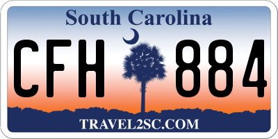 SC license plate CFH884