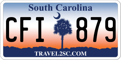 SC license plate CFI879
